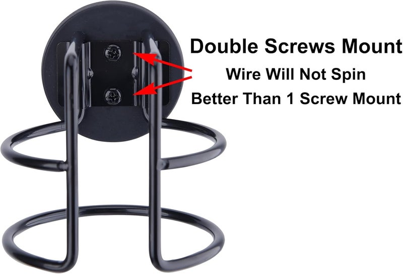 LEKUSHA Magnetic Cup Holder with 2 Screws Mount, Full Covered Bus Tractor Cup Holder, Magnet Drink Holder for Bottle, Black Pack of 2 - Image 3